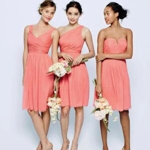 J Crew Heidi Chiffon Bridesmaid Dress